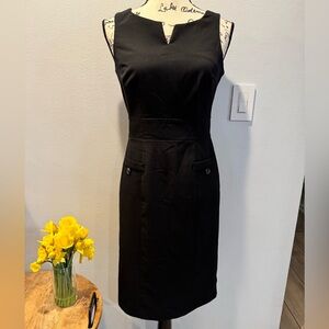 H&M Black Midi Dress